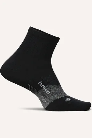 Feetures | Elite | Ultra Light | Quarter V2 | Hardloopsokken | Unisex | Black | 47-51