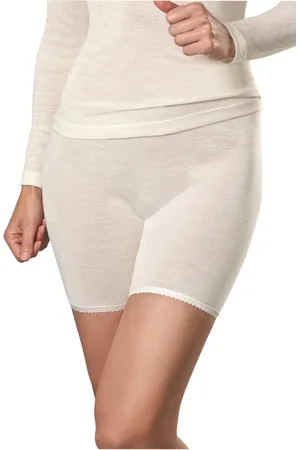 CON-TA Wollen directoire met lang pijpje 1230 - Dames boxershort lange pijpjes - dames onderbroek - 50