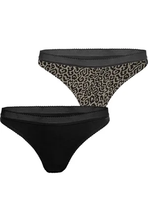 Björn Borg Bjorn borg dames strings 2-pack - Panter - Katoenen dames string - liupaard - XXL