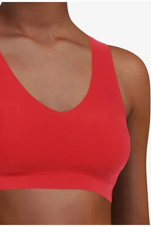 Chantelle Bralette top met vulling - Soft Stretch - Padded top - Bralette / BH Top naadloos dames - - zwart - Beige - M