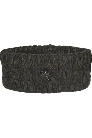 Kingsland Everley Dames Cable Knitted Hoofdband - Green Beluga