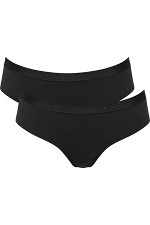 Sloggi 2-pack dames hipster Go Casual - Biologisch katoenen dames onderbroek - Milieuvriendelijk duurzaam ondergoed - HIpster onderoged - XL