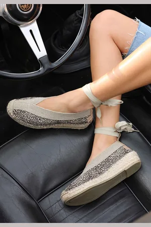 Shabbies Amsterdam Espadrille Palma Kimono Puntos - Maat 39