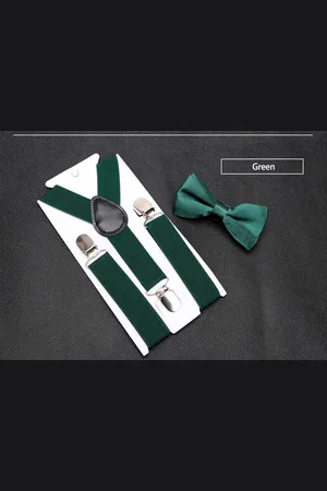 Merkloos Kinder Bretel met Vlinderstrik | Dandy Vlinderstrik | Feestelijke Kinderoutfit | Stoere Bretel met Strik