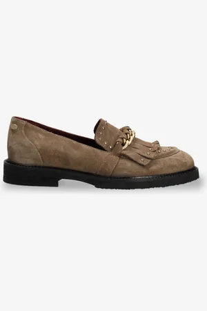Fred de la Bretoniere Loafer Paris Leya Taupe - Maat 37