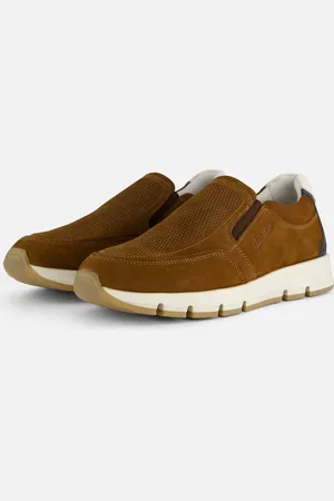 Australian Eagle Instappers cognac Nubuck - Maat 46