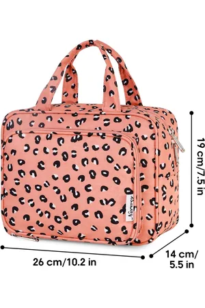 Merkloos Grote hangende toilettas reizen make-up tas cosmetische organizer voor vrouwen en meisjes