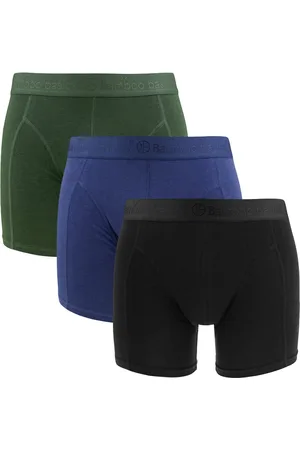 Bamboo Basics 3-pak heren boxershorts - Rico - Bamboe heren ondergoed - Onderbroek lange pijpjes - Huidvriendelijk - XL