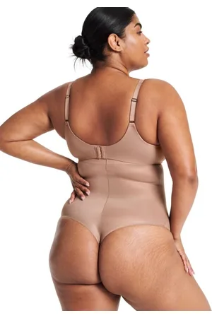 Spanx Thinstincts 2.0 High-Waisted Thong - Cafe au lait (donkere huidskleur) - Maat XL