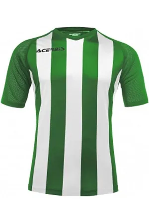 Acerbis Sports JOHAN STRIPED S/SL JERSEY (Sportshirt) GREEN/WHITE L