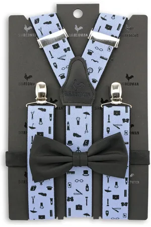 Sir Redman Bretels met strik - bretels combi pack Mister Barber