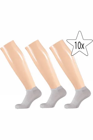 Apollo Footies - No show sokken - 41/46 - 10-Pack - Uniseks - Mannen - Vrouwen