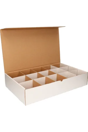 Bellatio Decorations Sokken opbergen sorteerdoos - Kledingkast organizer - voor 15 paar sokken