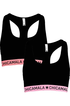 Chicamala Dames Racer Back 2 Pack - Maat L - Dames Bralette