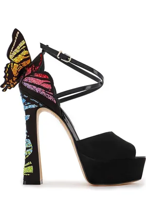 SOPHIA WEBSTER Chiara embellished platform sandal maat 39