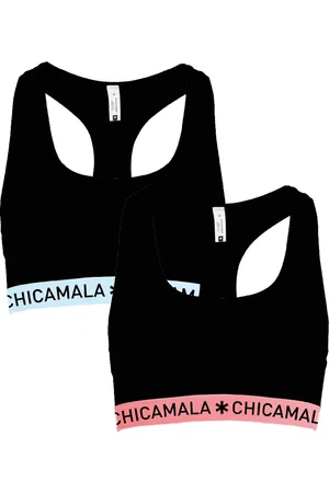 Chicamala Dames Racer Back 2 Pack - Maat L - Dames Bralette