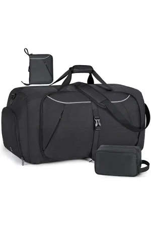 Merkloos Reistas met wielen 100 liter Opvouwbare reistas 65 liter 80 liter 100 liter grote lichte sporttas met schoenenvak voor heren dames weekendtas reisbagagetas voor reizen gym vakantie en camping grijs 65 liter. Reistas met wielen 100 liter