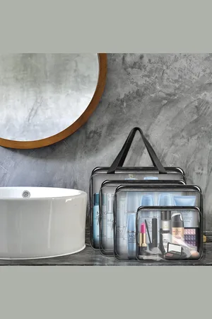 AA DOBLE A Transparante toilettas 4 stuks