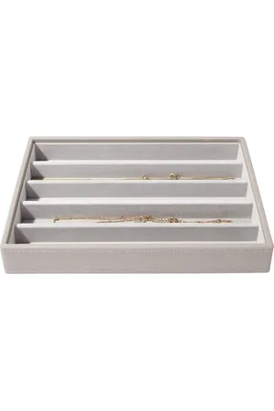 Merkloos Taupe Classic Medium Jewellery Box Necklace Layer - Stackers