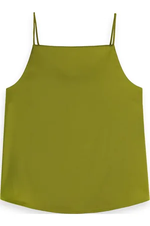 Scotch&Soda SATIN TANK TOP Dames Top - Maat 38IN