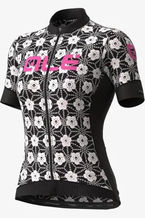 Alé ALE Lady Short Sleeve Jersey Garda Black-White XXXL