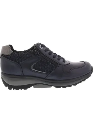Xsensible Dames Veterschoenen Jersey Blue Metal - Maat 39