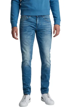 PME Legend™ Heren Jeans Broeken TAILWHEEL slim Fit Blauw 34W / 32L Volwassenen