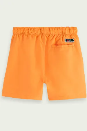 Scotch&Soda Magische Zwembroek Neon Peach - Maat: 110-116