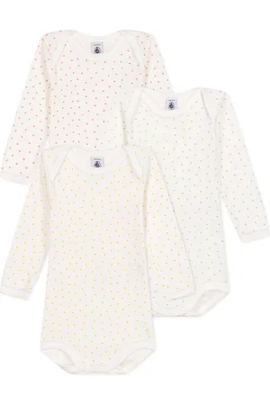 Petit Bateau Set van 3 katoenen body