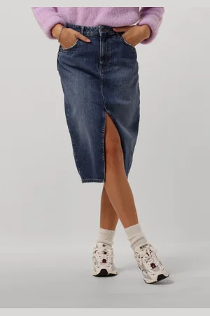Object Object Objharlow Midi Denim Skirt Noos Rokken Dames - - Maat M