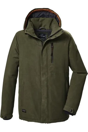 Killtec Giga by Winterjas Jas 42213 olijfgroen functioneel winterjas L