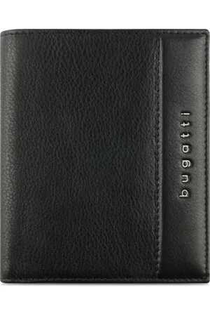 Bugatti Portemonnee Nome Wallet With Flap + Zip Zwart