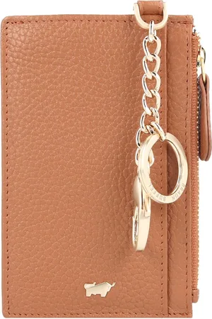 Braun büffel Braun Büffel Leren Sleutelgeval Asti Wallet 4CS Lichtbruin