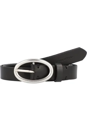 Marc O’ Polo Leren Riem Elly Belt W95 Zwart