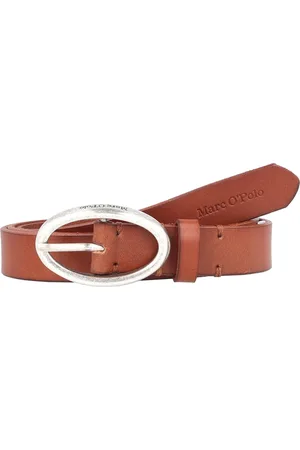Marc O’ Polo Leren Riem Elly Belt W90 Bruine