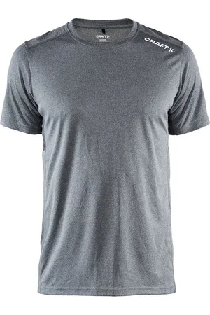 Craft Rush Running T-Shirt Heren - Donkergrijs Gemeleerd | Maat: 3XL