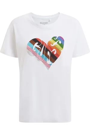 Guess Maat S - Rainbow Street Dames T-Shirt