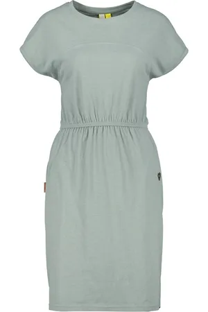 alife kickin Alife & Kickin Damen Jerseykleid ShallyAK Dress Slategray-XS