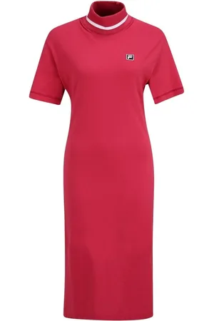 Fila Damen Kleid Bialowieza Tee Dress Carmine-S