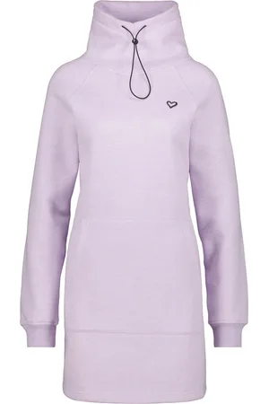 alife kickin Alife & Kickin Damen Sweatkleid BabsiAK A Sweatdress Orchid Melange-XS