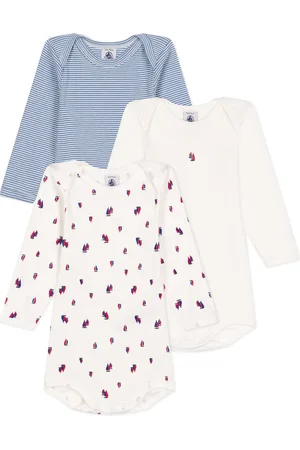 Petit Bateau Setje met drie katoenen body