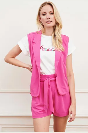lofty manner Gilet Gilet Virginia Pd42 1 Pink Dames Maat - L