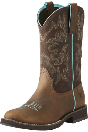 Ariat Delilah Round Toe - Rijlaars - Distressed Brown / Fudge - Maat 38