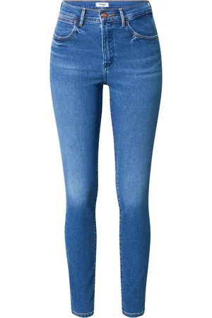 Wrangler High Rise Skinny Dames Skinny Fit Jeans - Maat W30 X L30