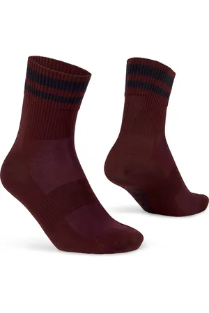 GripGrab Original Stripes Crew Zomer Fietssokken Gestreepte Retro Wielersport Sokken Coolmax - Unisex - - Maat L (44-47)