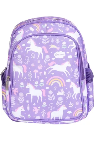 A Little Lovely Company Rugzak / kinderrugtas met geïsoleerd voorvak: Unicorn dreams