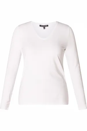 Base Level CURVY Alize Jersey Shirt - - maat X-0(44)