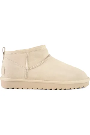 Colors of California Boots - Suede Enkel Laarzen - Beige - Maat 41