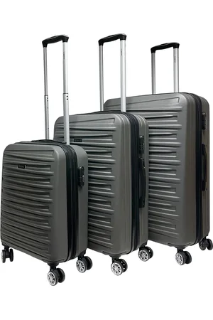 Benzi Leon ABS Kofferset Expandable 3-delig - Grey