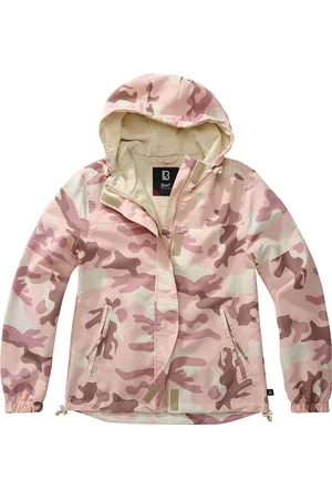 Brandit Summer Frontzip candy camo Windbreaker jacket - S - Roze